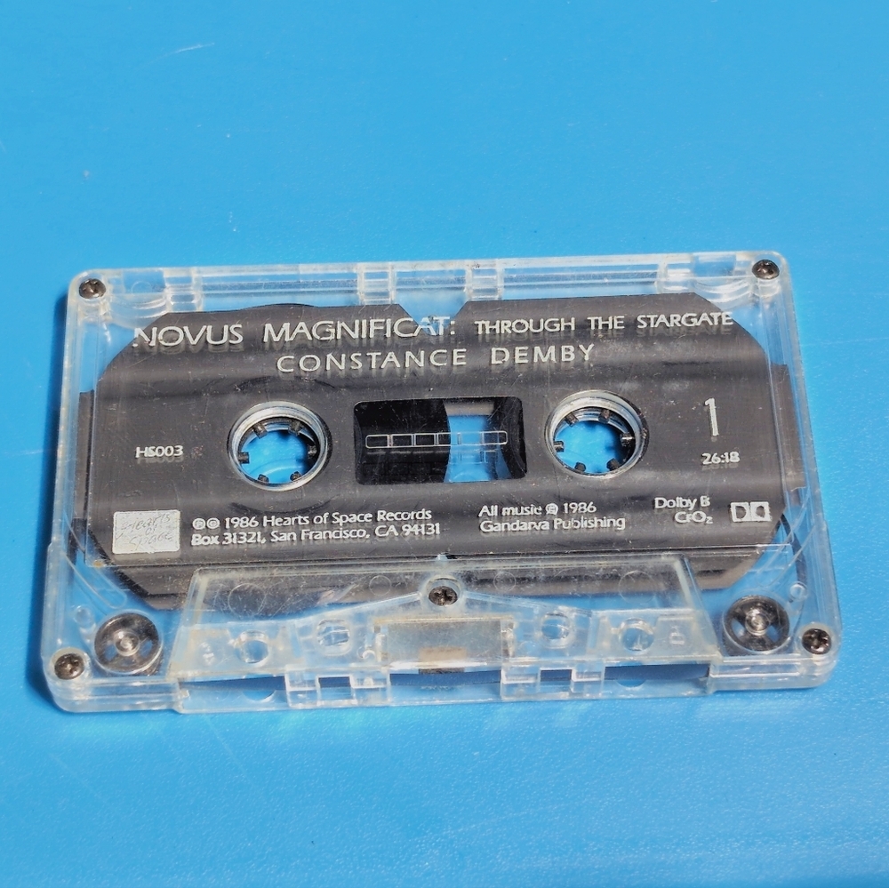 Constance Demby Novus Magnificat Through The Stargate Cassette Tape No Case